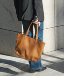 7ポケット フェイクレザー トートバッグ PUトート BLUE STANDARD