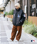 【PEANUTS×MLB】オリジナルデザイン ナイロンパファージャケット 中綿ジャケット ヤンキース ドジャース ホワイトソックス