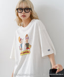 【DISCUS/ディスカス】【選べる丈感・ビーバス＆バッドヘッド】DISCUS×BEAVIS AND BUTT-HEAD コラボＴシャツ 綿100% クルーネック アニメ キャラクタープリント アメカジ ストリート