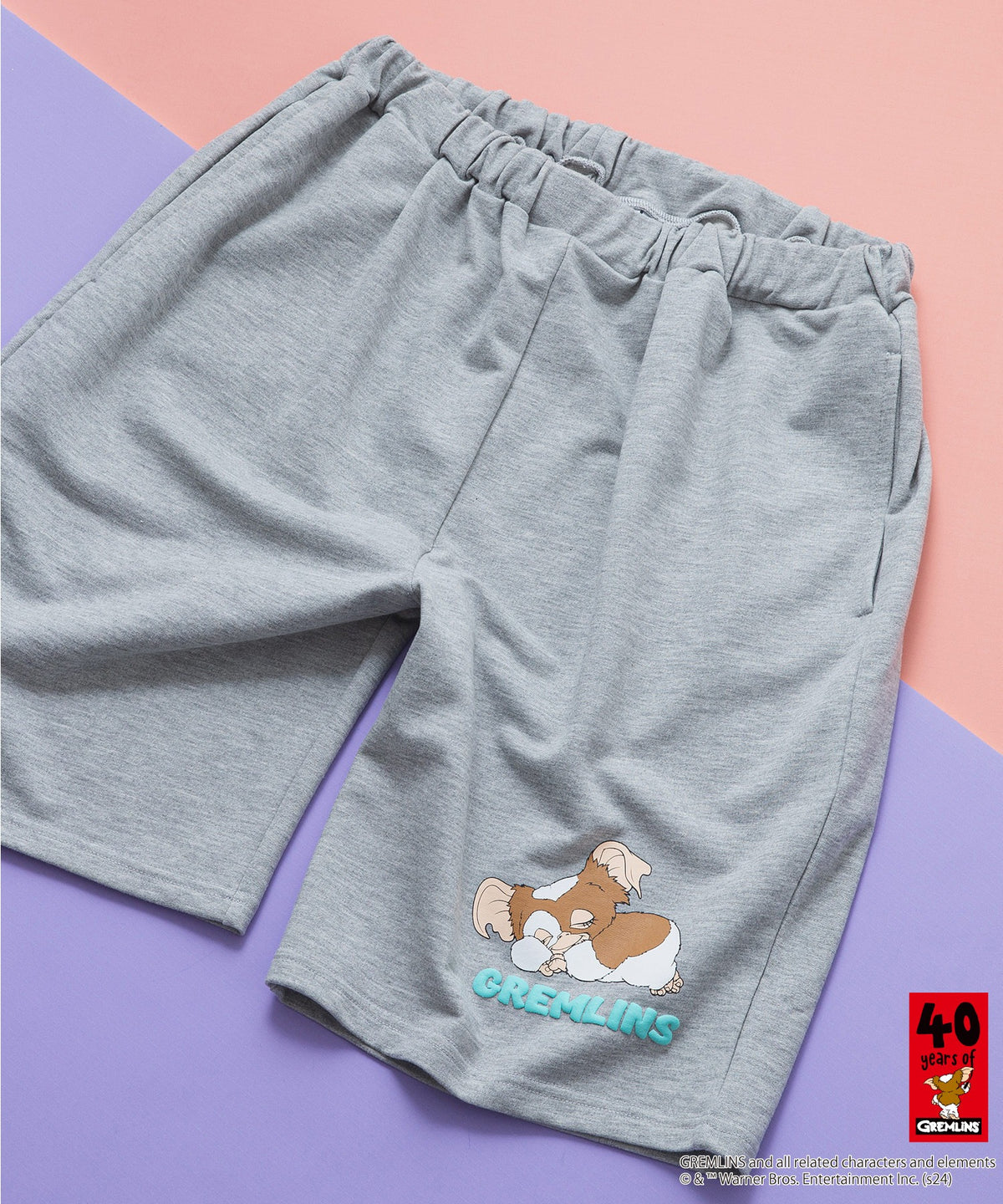 PRAYING グレー スタッズ ショートパンツ Mサイズ グレムリン】ミニ裏毛ショートパンツ zo