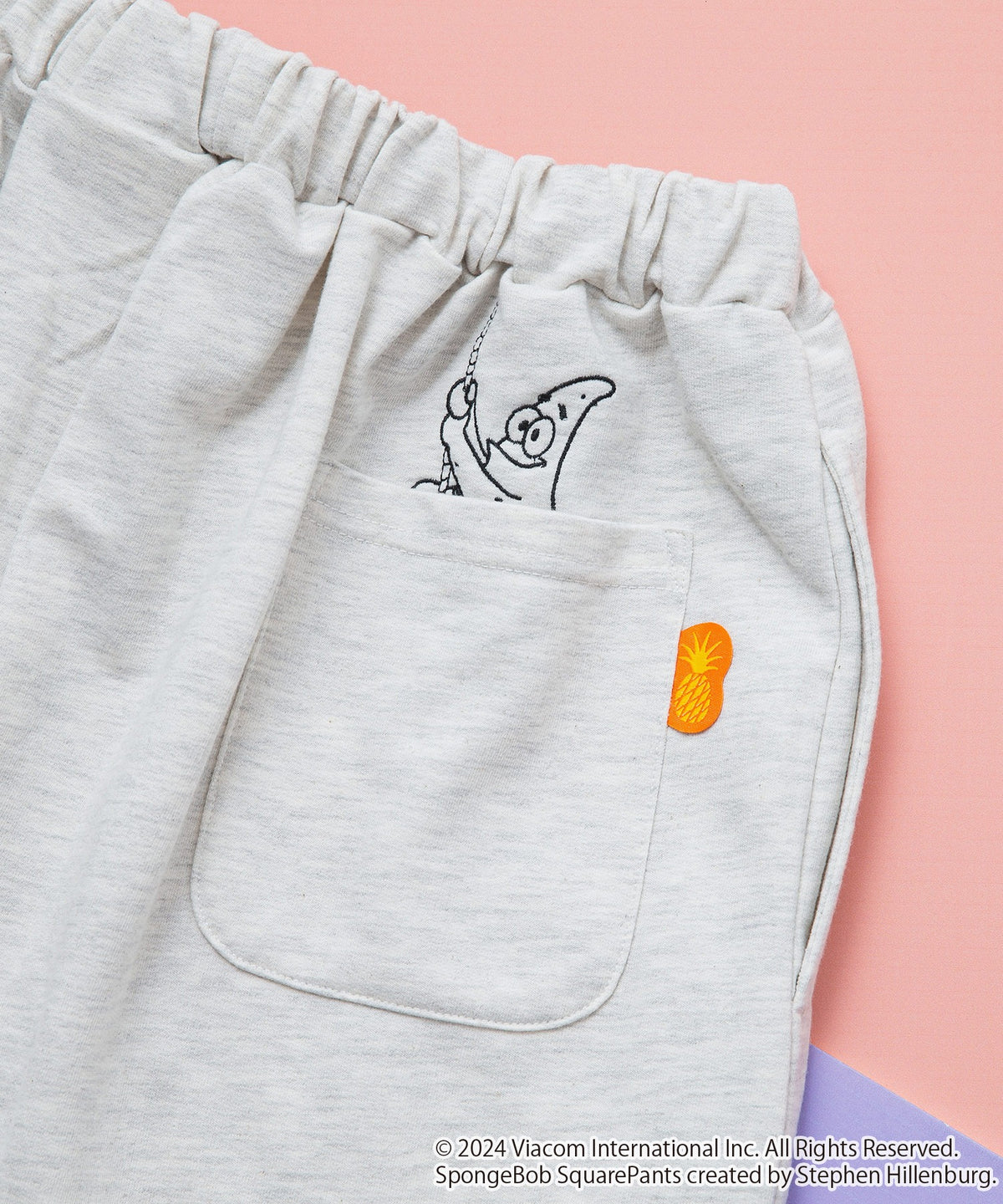 スポンジ・ボブ】 ミニ裏毛ショートパンツ zo