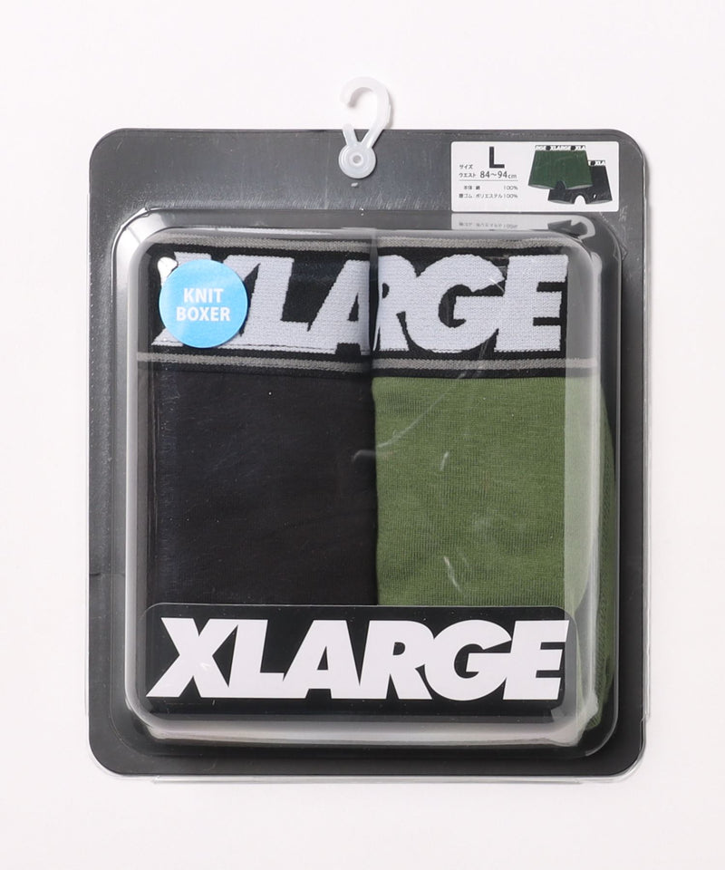 【XLARGE/エクストララージ】2枚組ボクサーパンツ パック入り zo
