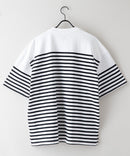 【ROUGH TRADE/ラフトレード】 パネルボーダーバスクT zo