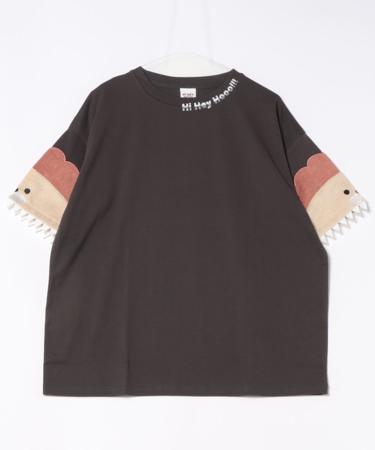 haupia アニマル　カットソー Hi Hey Hoooo/ハイヘイホー】袖アニマル半袖Tシャツ アニマルシリーズ zo