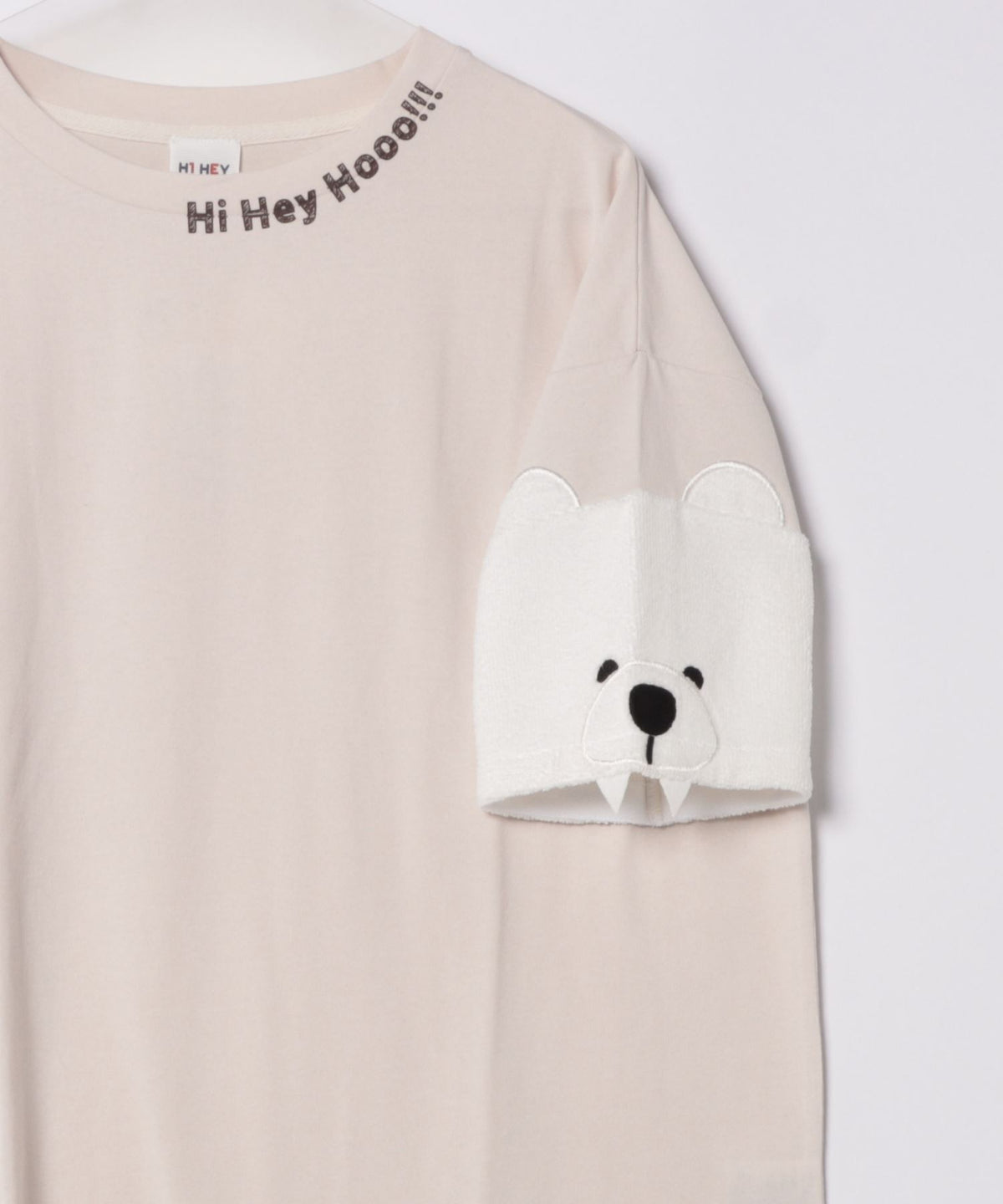 tシャツ 「Hi Hey Hoooo/ハイヘイホー」袖アニマル半袖Tシャツ　アニマルシリーズ レディース LB/S tシャツ 「Hi Hey Hoooo/ハイヘイホー」袖アニマル半袖T