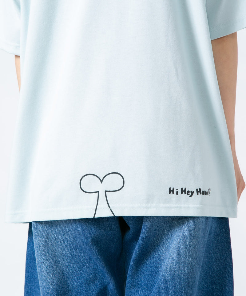 【Hi Hey Hoooo/ハイヘイホー】くま さめ顔どんTシャツ アニマルシリーズ zo