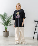 【DISCUS/ディスカス】【選べる丈感・ビーバス＆バッドヘッド】DISCUS×BEAVIS AND BUTT-HEAD コラボＴシャツ 綿100% クルーネック アニメ キャラクタープリント アメカジ ストリート