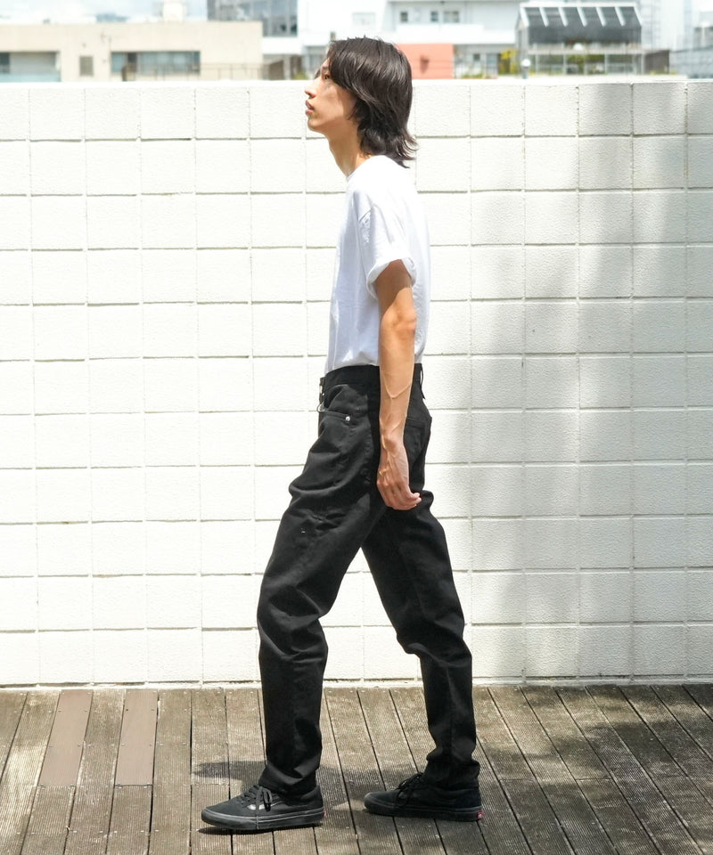 503 スリム テーパード ブラック SLIM TAPERED BK EDWIN エドウイン