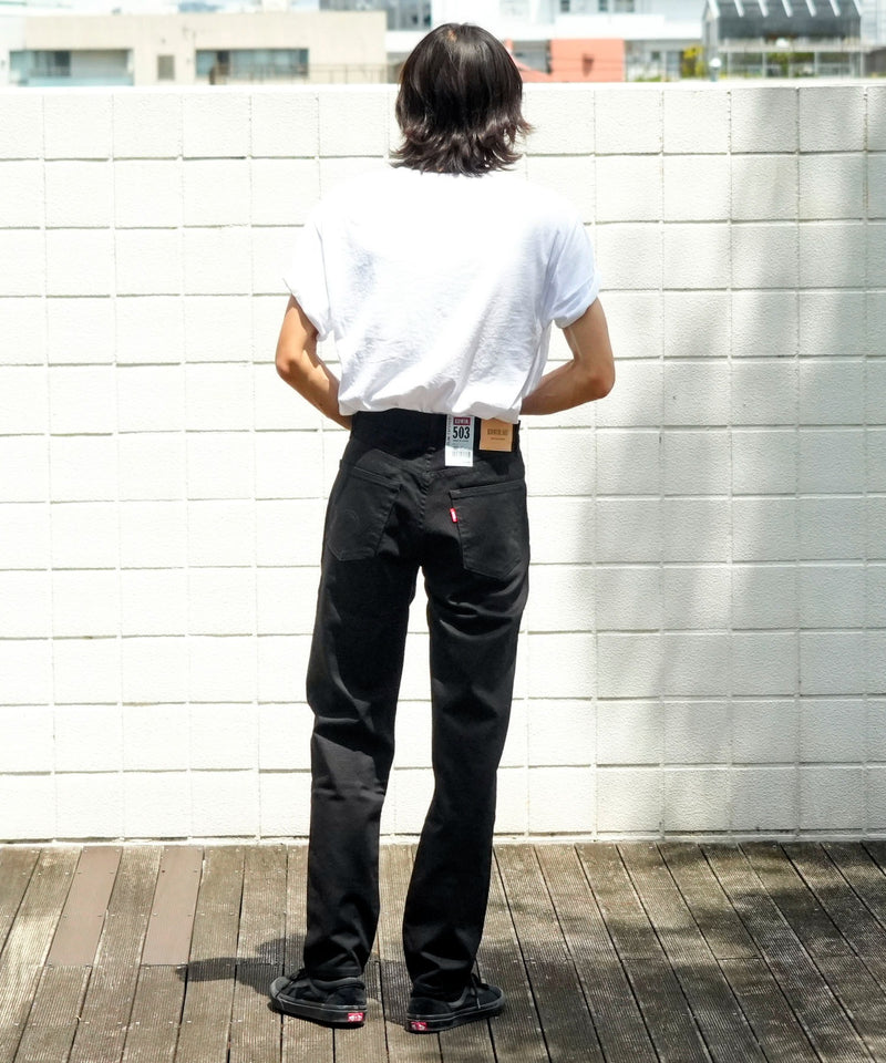 503 スリム テーパード ブラック SLIM TAPERED BK EDWIN エドウイン