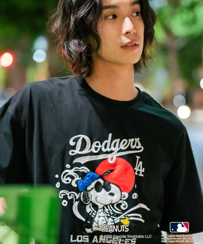 【PEANUTS×MLB】オリジナルデザイン 和柄Ｔシャツ ドジャース ヤンキース カブス スーベニア