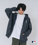 【PEANUTS/ピーナッツ】【ユニセックスデザインでリンクコーデにも◎】MLB×PEANUTS 裏起毛ジップパーカー 保温 キャラクター ドジャース ヤンキース ホワイトソックス