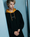 【brknhome/ブロークンホーム】ロング スリーブ フーデッド Tシャツ