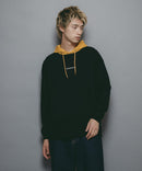 【brknhome/ブロークンホーム】ロング スリーブ フーデッド Tシャツ