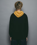 【brknhome/ブロークンホーム】ロング スリーブ フーデッド Tシャツ