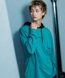 【brknhome/ブロークンホーム】ロング スリーブ フーデッド Tシャツ