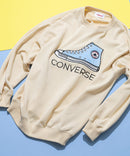 シューズ アップリケ 裏毛 スウェット CONVERSE
