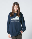 シューズ アップリケ 裏毛 スウェット CONVERSE