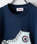 シューズ アップリケ 裏毛 スウェット CONVERSE