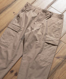 撥水リップストップ ワイドカーゴパンツ BLUE STANDARD