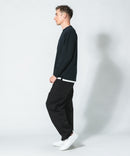 撥水リップストップ ワイドカーゴパンツ BLUE STANDARD