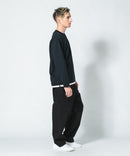 撥水リップストップ ワイドカーゴパンツ BLUE STANDARD