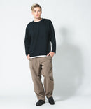 撥水リップストップ ワイドカーゴパンツ BLUE STANDARD