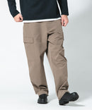 撥水リップストップ ワイドカーゴパンツ BLUE STANDARD