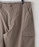 撥水リップストップ ワイドカーゴパンツ BLUE STANDARD