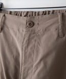 撥水リップストップ ワイドカーゴパンツ BLUE STANDARD