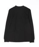【HANES/ヘインズ】ハイネックスムースロングスリーブT HM4-A205 ブラック ❘ジーンズメイト公式オンラインショップ