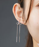 Os　-オズ-　【金属アレルギー対応】リボンスネークチェーンイヤーカフ