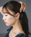 Os　-オズ-　【金属アレルギー対応】リボンスネークチェーンイヤーカフ