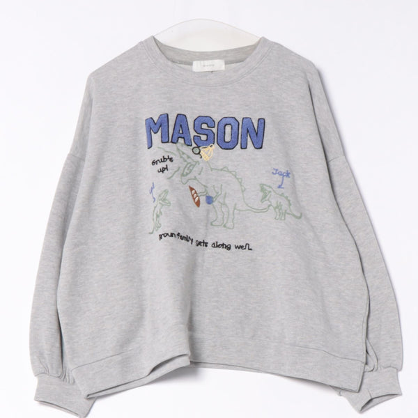 davryu leopard トレーナー　グレー　M davryu leopard トレーナー グレー M leopard collection | adamth