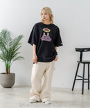 【DISCUS/ディスカス】【選べる丈感・ビーバス＆バッドヘッド】DISCUS×BEAVIS AND BUTT-HEAD コラボＴシャツ 綿100% クルーネック アニメ キャラクタープリント アメカジ ストリート