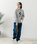 【DISCUS×DISNEY】「ミッキーマウス」キャラクタープリントスウェットトレーナー メンズ レディース ユニセックス