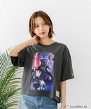【DISCUS/ディスカス】【選べる丈感・STARWARS】DISCUS×スターウォーズ コラボTシャツ クロップド短丈・BIGシルエット