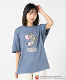 TOM AND JERRY トムとジェリー Tシャツ オリジナルデザイン ジェリー タフィー ドロップショルダー ビッグシルエット ユニセックス キャラクター ❘ジーンズメイト公式オンラインショップ