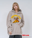 【Gremlins/グレムリン】【ユニセックスデザインでリンクコーデにも◎】裏起毛プルオーバーパーカー フーディ 保温 キャラクター ギズモ