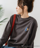 【CONVERSE/コンバース】×【TOM AND JERRY/トムとジェリー】オーバーサイズ プリント スウェットトレーナー