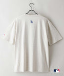 【PEANUTS×MLB】オリジナルデザインTシャツ 刺繍 ドロップショルダー ユニセックス