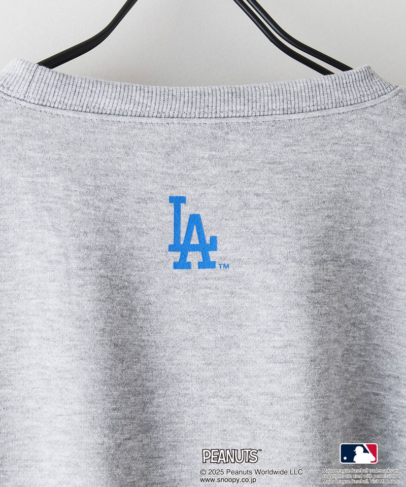 【PEANUTS×MLB】オリジナルデザイン 裏起毛トレーナー ヤンキース ドジャース カブス キャラクター