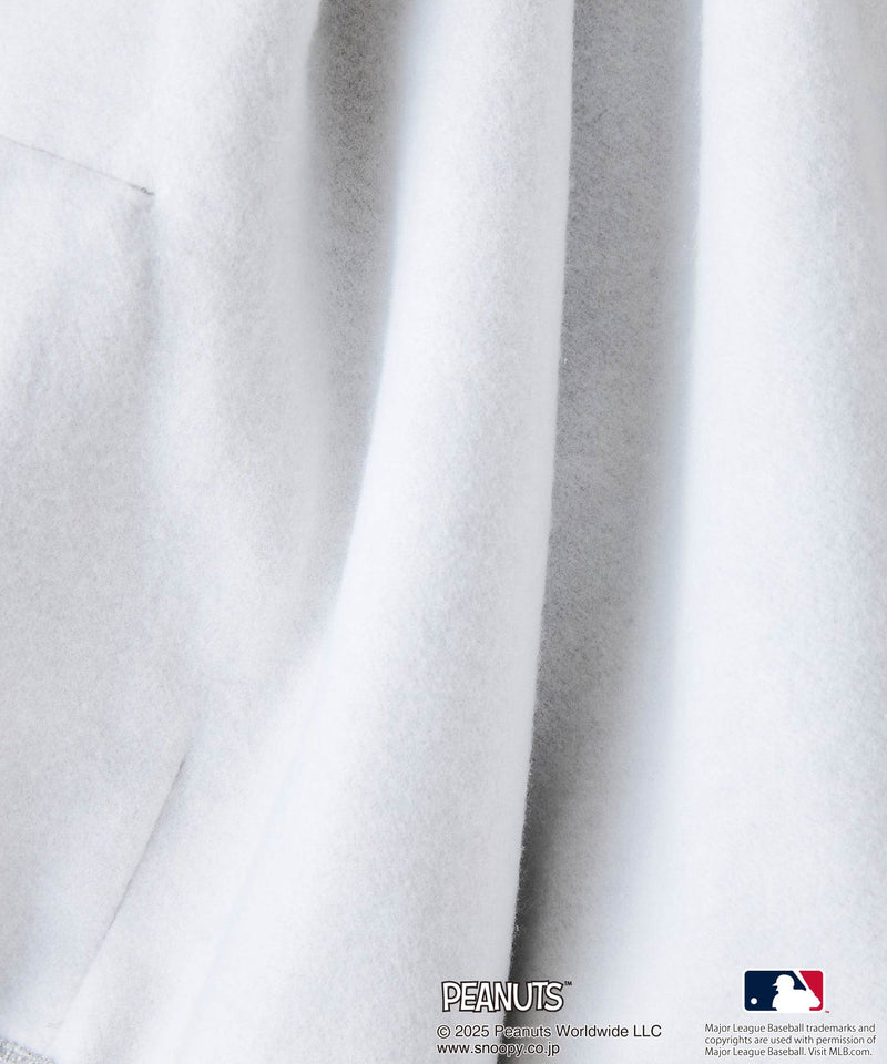 【PEANUTS×MLB】オリジナルデザイン フルジップパーカー ヤンキース ドジャース カブス キャラクター