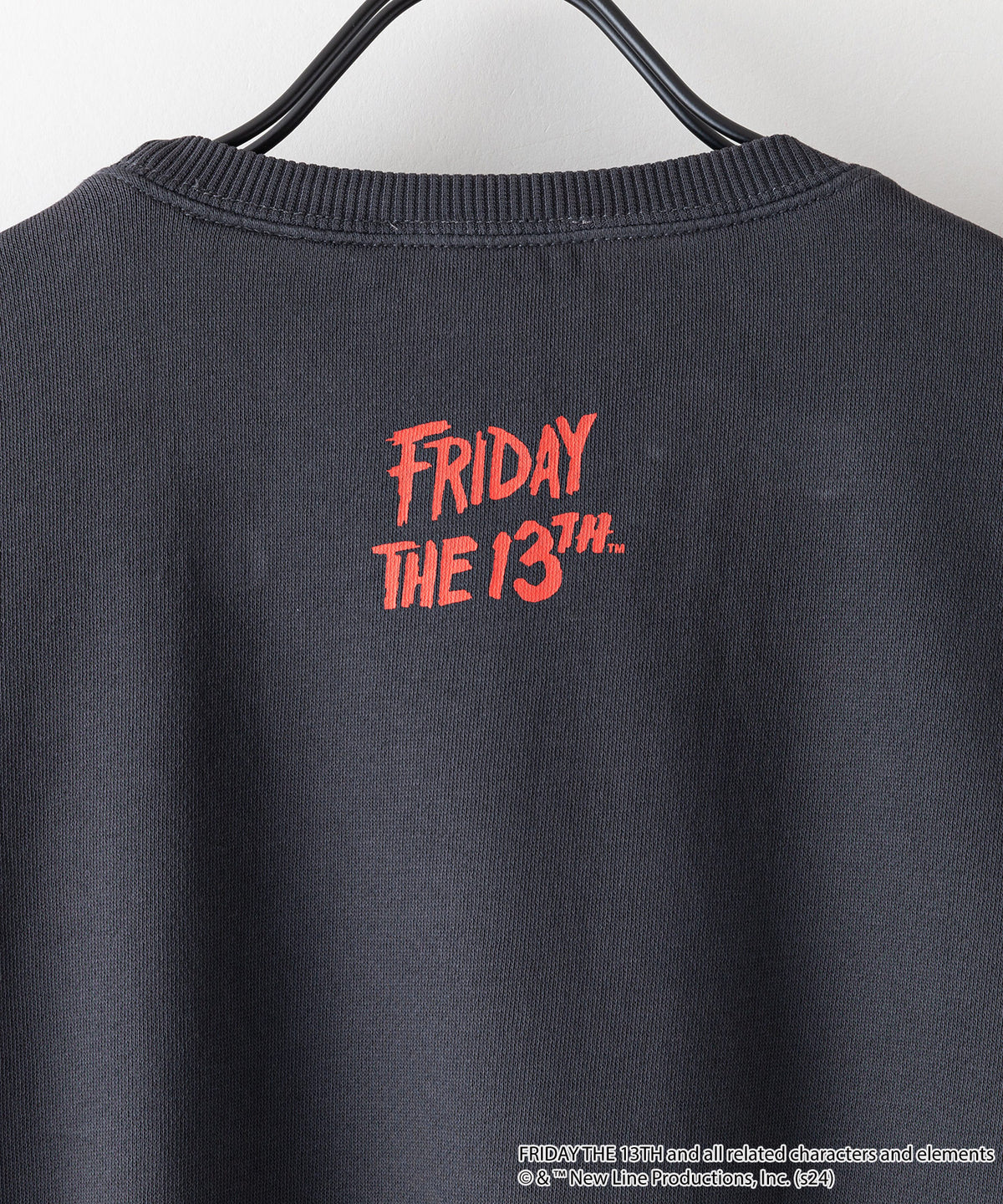 Friday the 13th 13日の金曜日 オリジナルデザイン 裏起毛クルー
