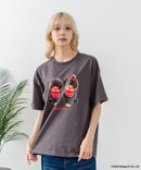 【Monchhichi/モンチッチ】【限定オリジナルデザイン】モンチッチ Tシャツ コットン100% ドロップショルダーシルエット プリント サガラ刺繍 半袖 カットソー キャラクター レトロ ユニセックス