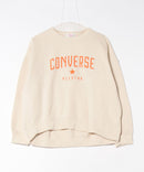 フロッキー ロゴ スウェット レディース CONVERSE コンバース ヴィンテージライク オーバーシルエット