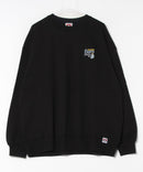 【BEN DAVIS/ベンデイビス 裏毛ワンポイント クルーネック スウェットシャツ】