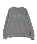 【THRASHER / スラッシャー】 ヘビーウェイト ピグメント マガジンロゴ クルーネック スウェット LOGO PIGMENT SWEAT