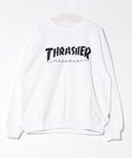 【THRASHER/スラッシャー】ヘビーウェイト マガジンロゴ スペードオースロゴ クルーネック スウェット LOGO CREW SWEAT