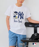 【PEANUTS×MLB】オリジナルデザイン KIDS Ｔシャツ 刺繍 130cm～160cm ユニセックス