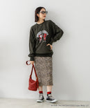 【DISCUS×HOT STUFF×Casper】キャラクタープリントスウェットトレーナー メンズ レディース ユニセックス